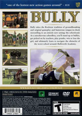 Bully box cover back